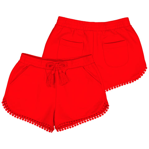 Chenille Shorts | Red
