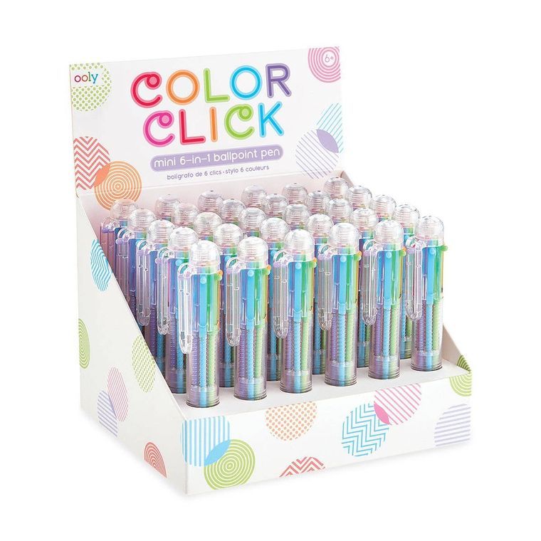 Unique Unicorns 6 Click Multi Color Pen - OOLY