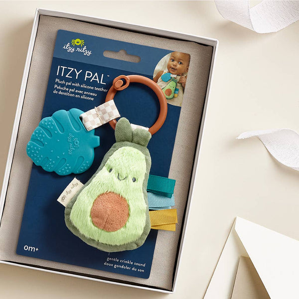 Itzy Pal™ Plush + Teether: Avocado