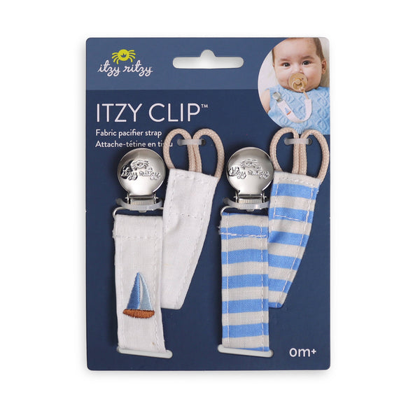 Itzy Clip™ - Fabric Pacifier Strap | Bow