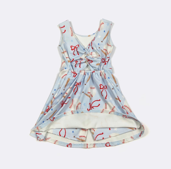 Baseball n Bows Dress