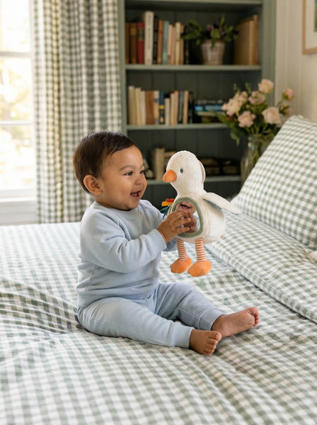 Itzy Bitzy Mirror™ Sensory Tummy Time Mirror | Goose