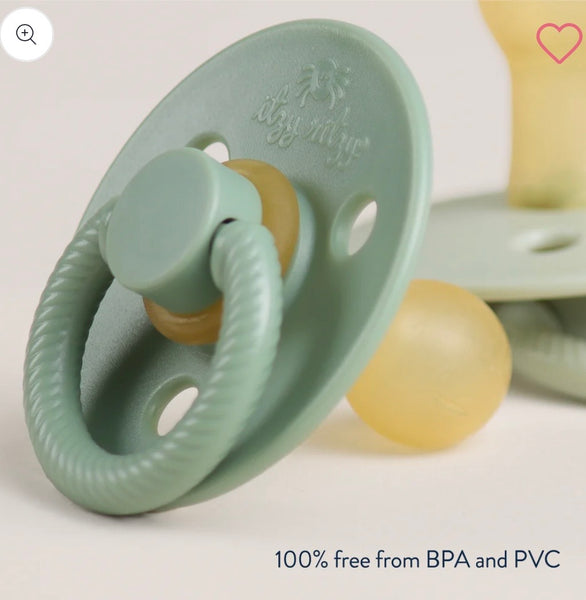 Itzy Soother™ Natural Rubber Paci Sets | Agave & Succulent