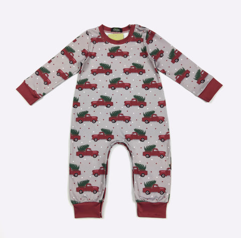 Red Truck Romper