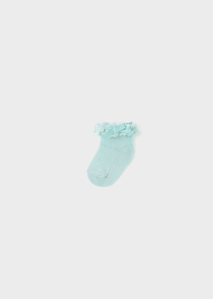 Lace Top Socks | Jade