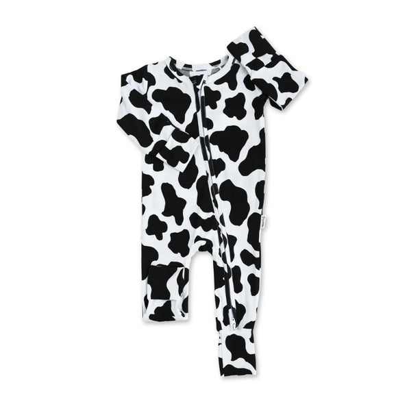 Boone Cow Print Zippy