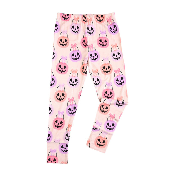 Emmy Bamboo Leggings| Halloween Pumpkins