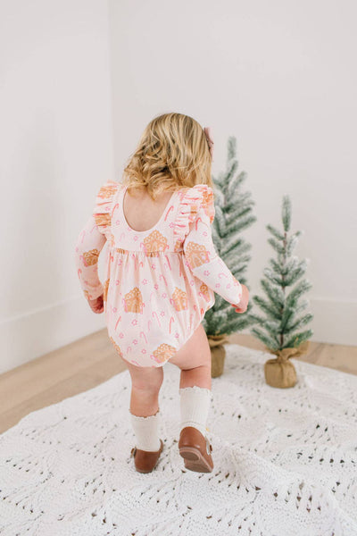 Leah Romper in Gingerbread