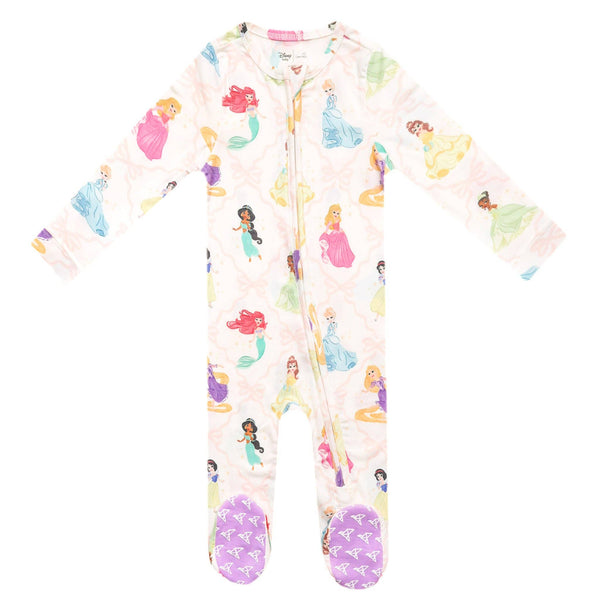 Disney Princess Zip-Up Footie Pajama