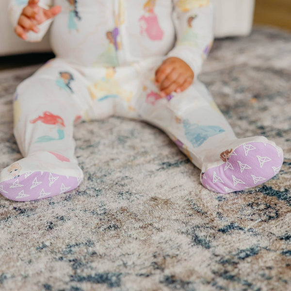 Disney Princess Zip-Up Footie Pajama