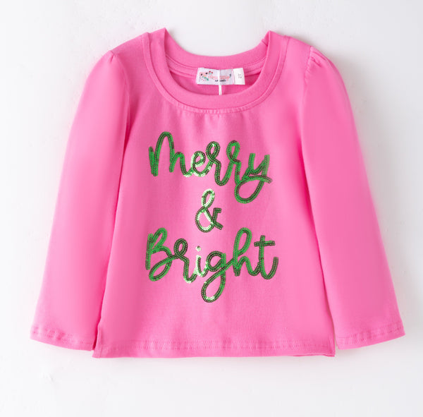 Merry & Bright Sequin Shirt