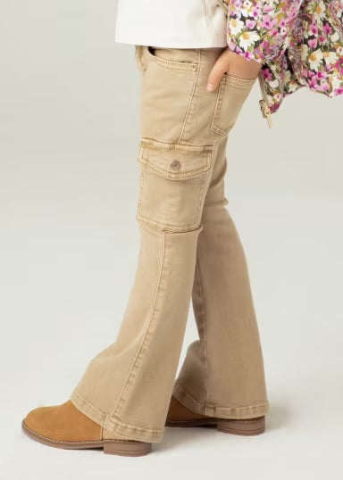 Flared Cargo Pants | Cocoa