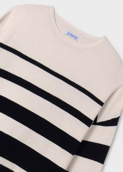 Striped Sweater | Black