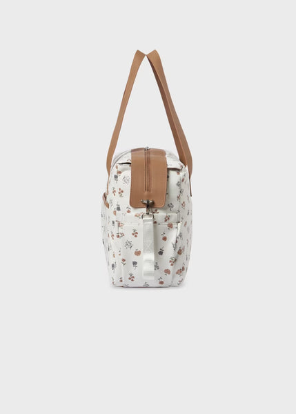 Floral Printed Diaper Bag | Cream Floral