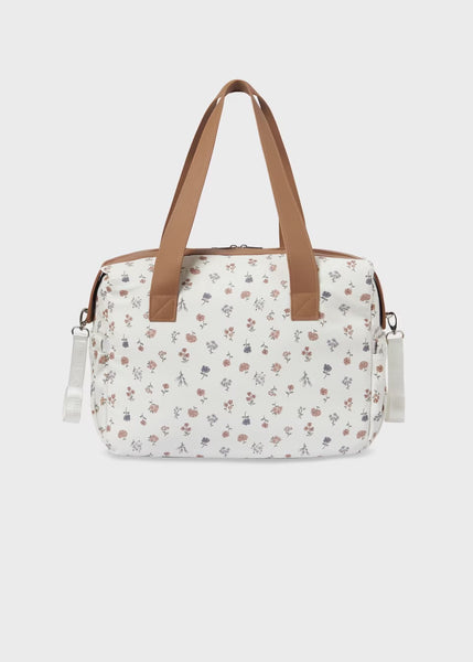 Floral Printed Diaper Bag | Cream Floral