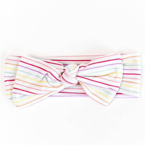 Candy Stripe Bow Headband