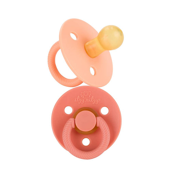 *NEW SIZE* Itzy Soother™ Natural Rubber Paci Sets: Succulent + Agave 6-18 M