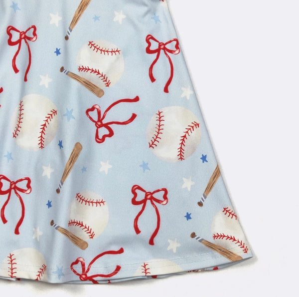 Baseball n Bows Dress