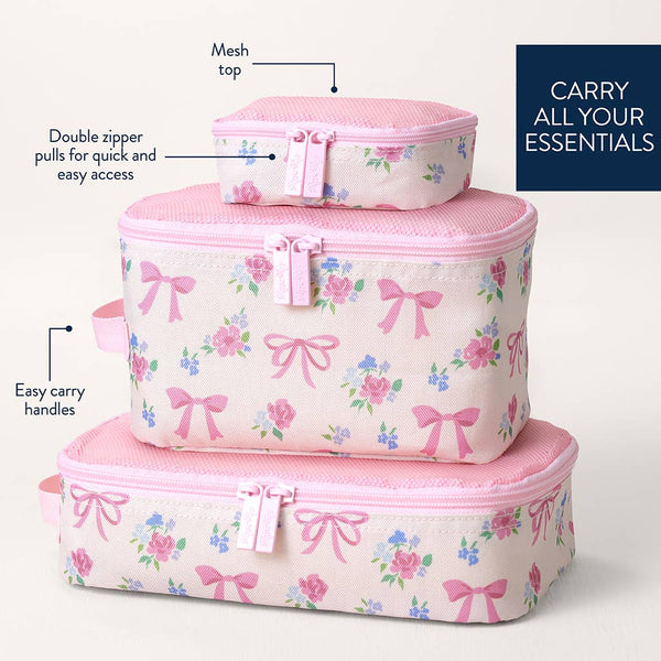 Pack Like a Boss™ Packing Cubes | Ribbons + Roses