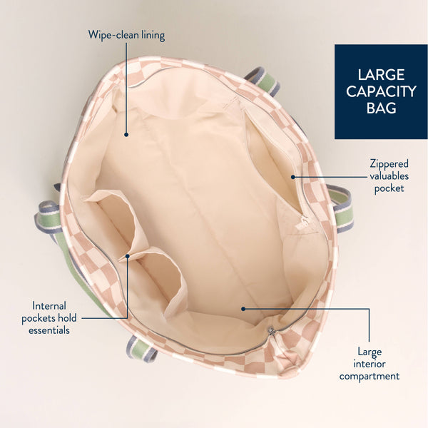 Itzy Explorer™ Canvas Tote Bag | Ribbons + Roses