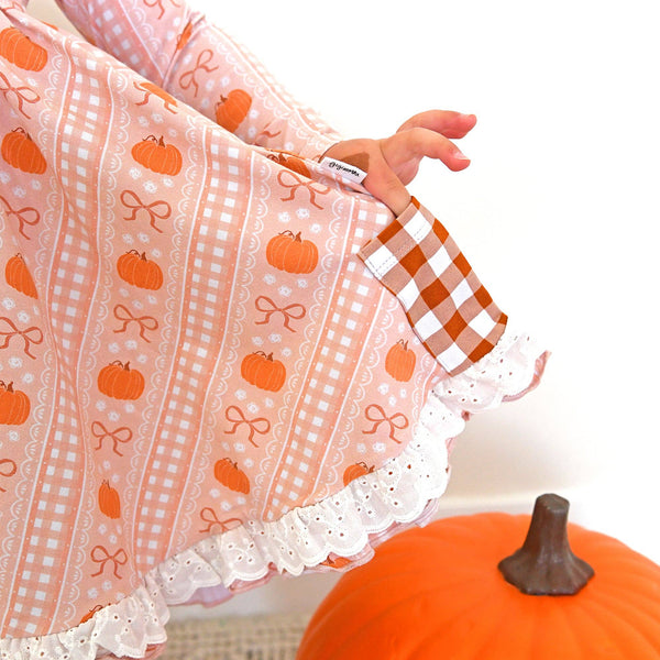 Button Dress | Reagan Pumpkin