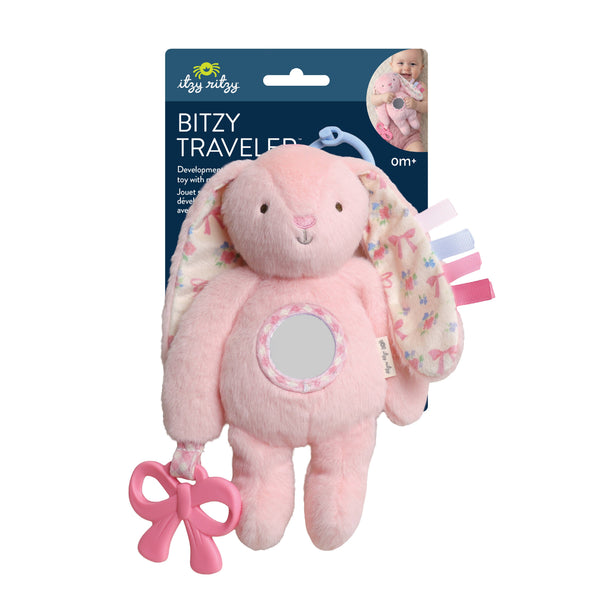 Itzy Ritzy Bitzy Traveler™ | Pink Bunny