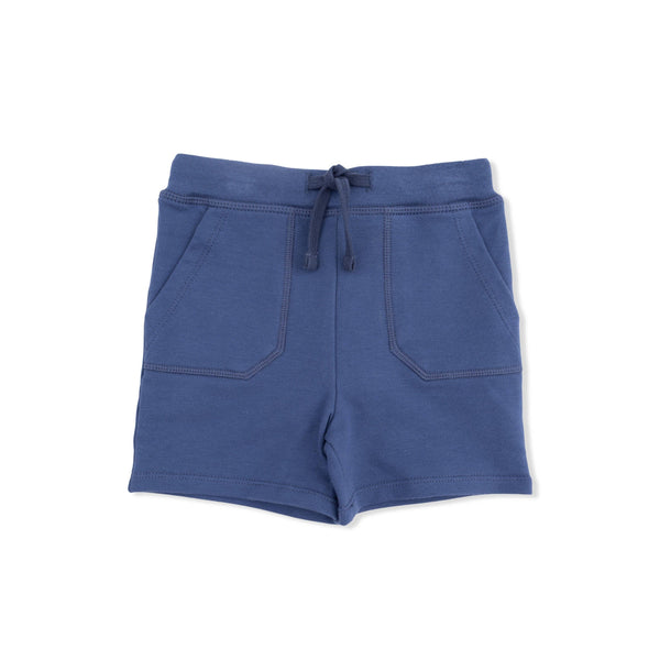 Polo with Everyday Short | Navy Stripe