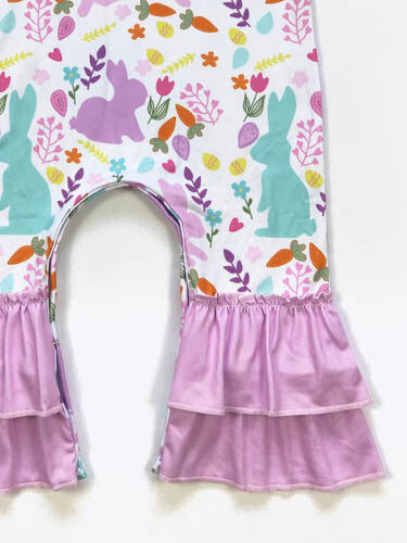 Paisely Easter Baby Romper