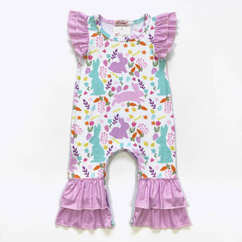 Paisely Easter Baby Romper