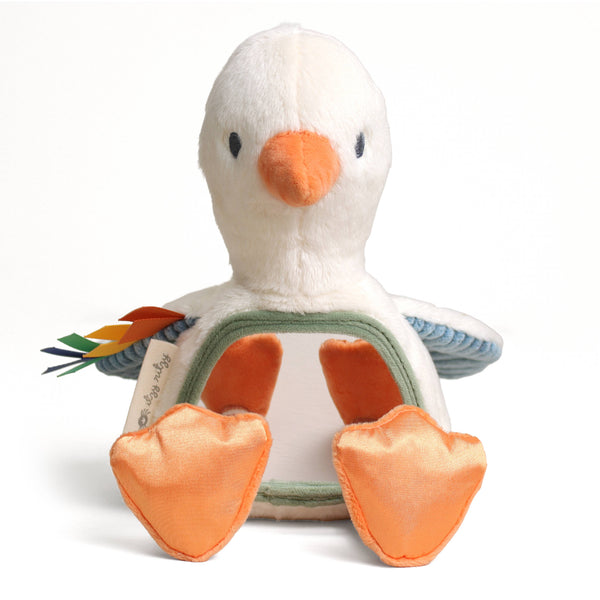 Itzy Bitzy Mirror™ Sensory Tummy Time Mirror | Goose