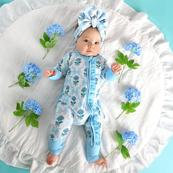 Savannah Floral Ruffle Zip