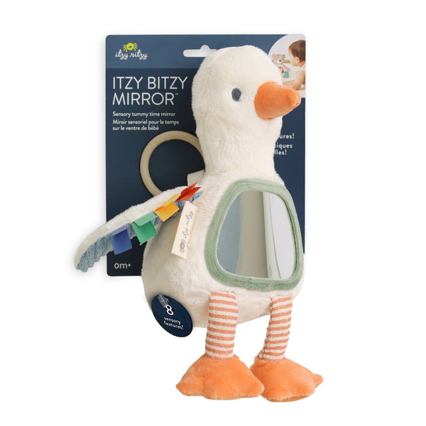 Itzy Bitzy Mirror™ Sensory Tummy Time Mirror | Goose