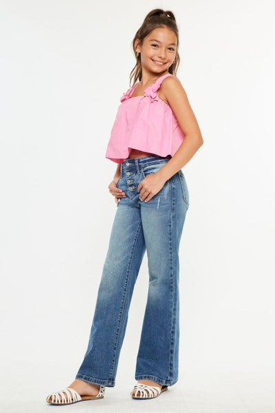 High Rise 90’s Flare Jeans | Medium Wash