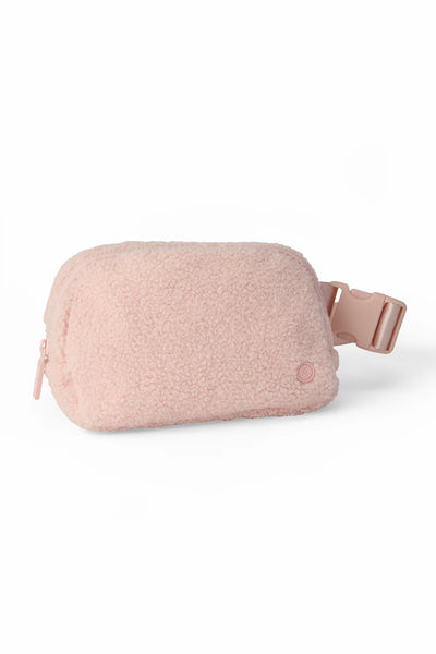 Fleece Belt Bag | Light Pink