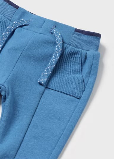 Fleece Tracksuit Joggers | Cosmos Blue