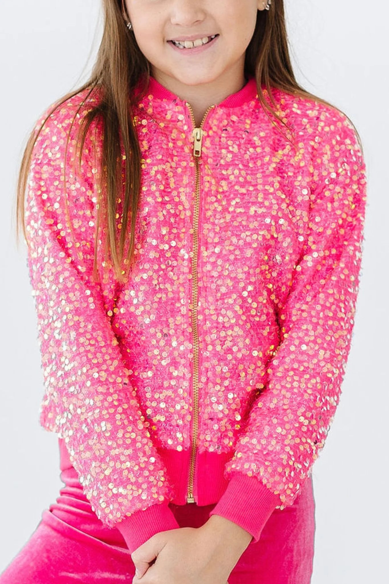 Hot Pink Sequin Jacket