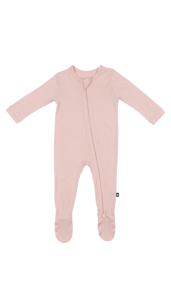 Zip Footie | Rose