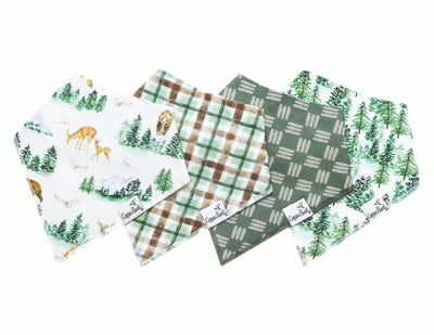 Baby Bandana Bib Set (4-Pack) | Grayson