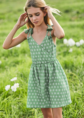 Danity Floral Print Dress | Mint