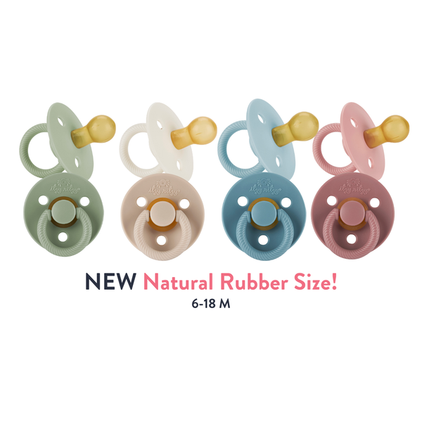 *NEW SIZE* Itzy Soother™ Natural Rubber Paci Sets: Succulent + Agave 6-18 M