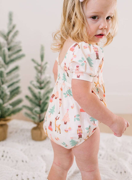 Puff Romper in Nutcracker