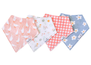 Goosie Baby Bandana Bib Set (4-Pack)