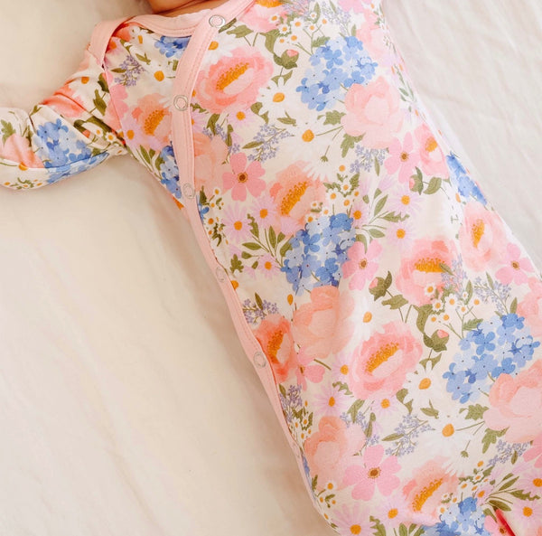 Newborn Knotted Gown | Penelope