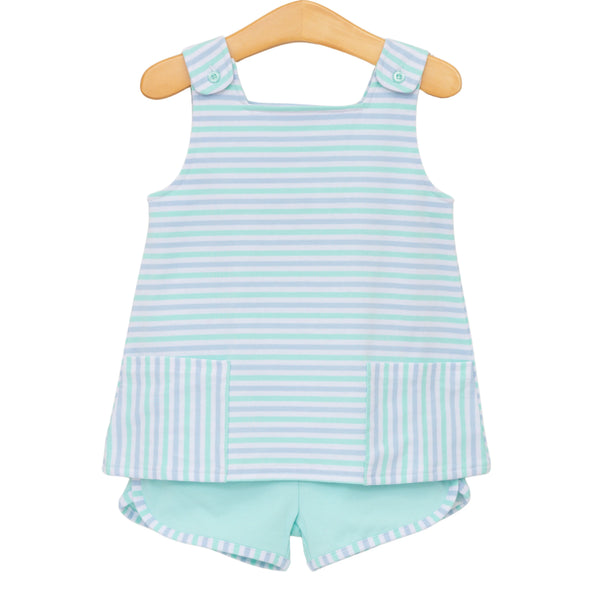 Margot Short Set | Seaside Stripe