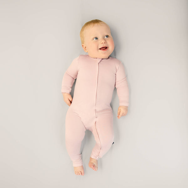 Zip Romper | Rose