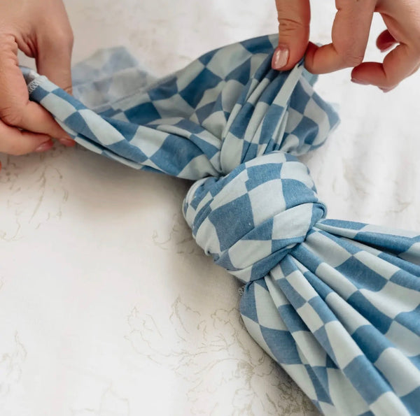 Knit Swaddle Blanket | Miles