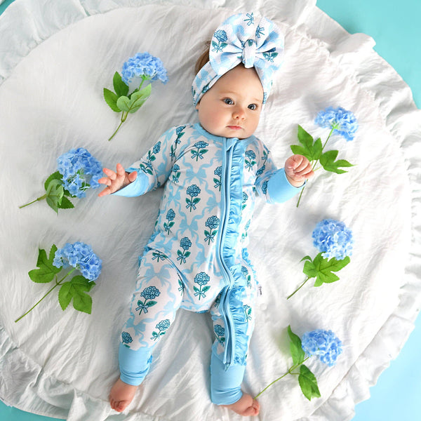 Savannah Floral Ruffle Zip