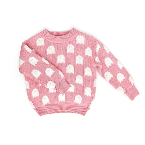 Pink Ghosts Sweater & Leggings Set