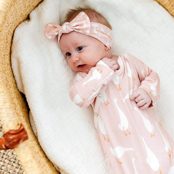Newborn Knotted Gown | Goosie