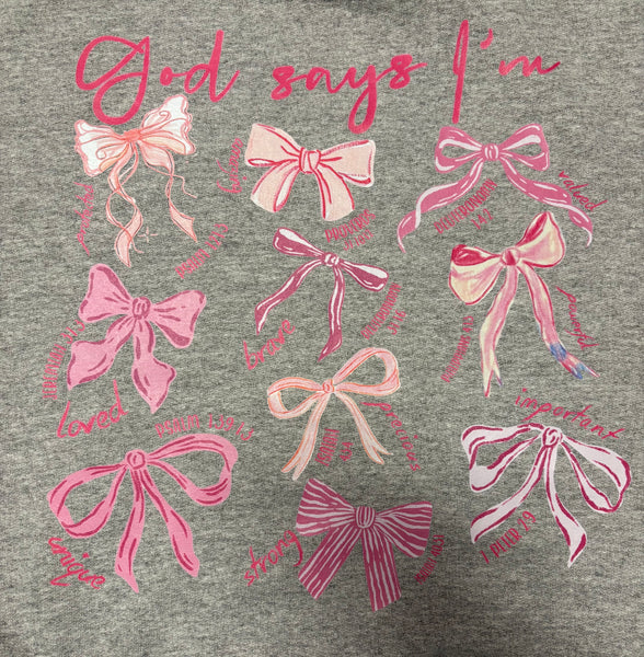 God Says I Am Sweatshirt | DOORBUSTER